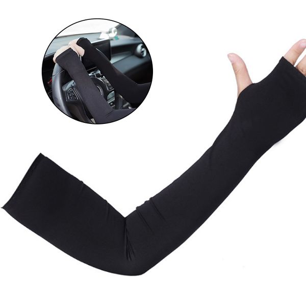 elbow & knee pads 2pcs arm sleeves ice silk sunscreen long gloves sun uv outdoor sports cycling cuff warmer half finger breathable, Black;gray
elbow & knee pads 2pcs arm sleeves ice silk sunscreen long gloves sun uv outdoor sports cycling cuff warmer half finger breathable, Black;gray