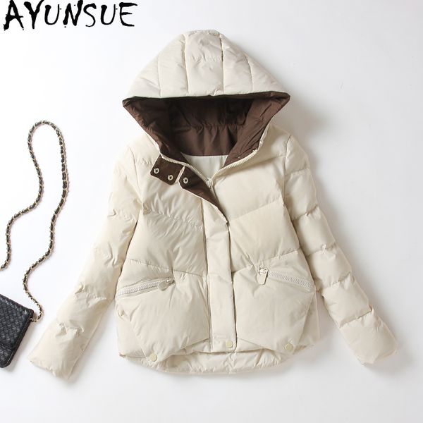 ayunsue winter jacket women down cotton coat hooded parka autumn korean style padded puffer jacket parkas mujer 2020 kj5015, Black
ayunsue winter jacket women down cotton coat hooded parka autumn korean style padded puffer jacket parkas mujer 2020 kj5015, Black