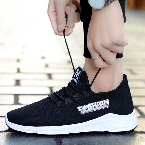 autumn and summer new breathable casual youth trend wild mesh flat with men's shoes, Black
autumn and summer new breathable casual youth trend wild mesh flat with men's shoes, Black