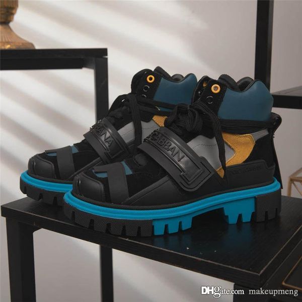 2019dolce&gabbana design decoration mixed material hiking style leather boots shoes black trainer sneakers with box, Blue;gray
2019dolce&gabbana design decoration mixed material hiking style leather boots shoes black trainer sneakers with box, Blue;gray