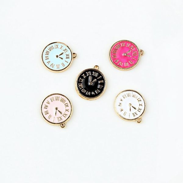 20pcs/lot fashion small clock shape charms 15*17mm gold color tone enamel diy bracelet floating charms, Bronze;silver
20pcs/lot fashion small clock shape charms 15*17mm gold color tone enamel diy bracelet floating charms, Bronze;silver