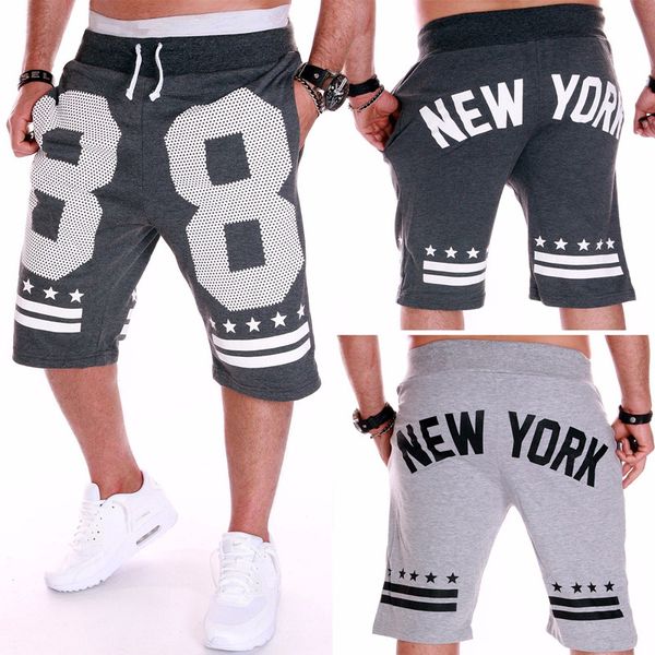 mens shorts summer casual fitness shorts joggers fashion men new york trousers sweatpants short homme clothes, White;black
mens shorts summer casual fitness shorts joggers fashion men new york trousers sweatpants short homme clothes, White;black