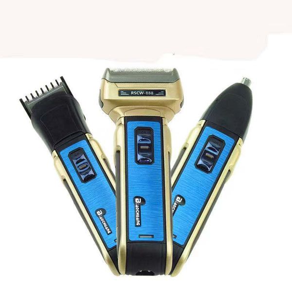 888 three-in-one multifunctional razor electric shaver with haircut and nose trimmer body wash razor
888 three-in-one multifunctional razor electric shaver with haircut and nose trimmer body wash razor