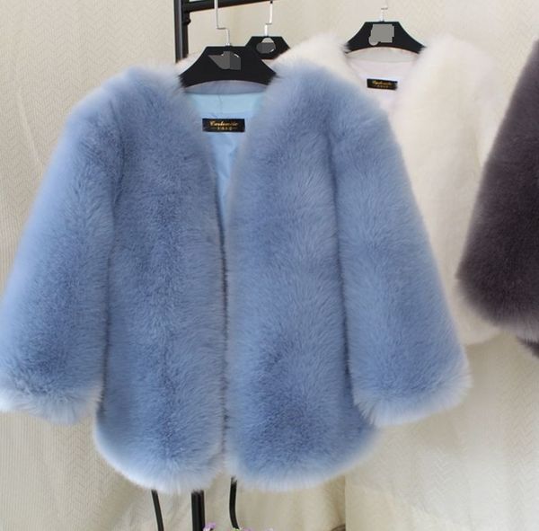 vetement women's winter vetement overcoat artificial fur outwear plush v-neck furry coat preppy style faux fur coat aw284, Black
vetement women's winter vetement overcoat artificial fur outwear plush v-neck furry coat preppy style faux fur coat aw284, Black