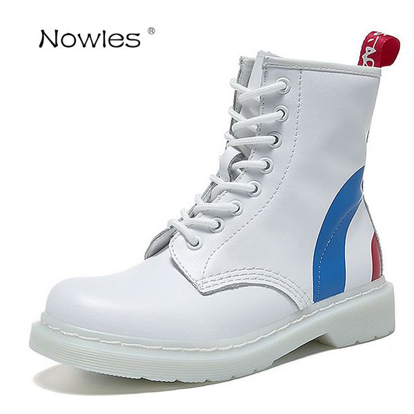 white boots british women shoes 8-holes fashion boots size 35-40 genuine leather ladies shoes, Black
white boots british women shoes 8-holes fashion boots size 35-40 genuine leather ladies shoes, Black