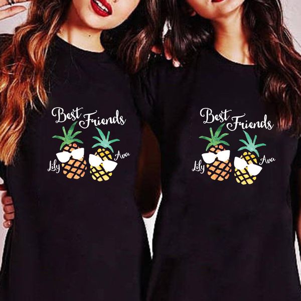 bff tees women letter printing tshirts female short sleeve o-neck party pineapple fruits printing, White
bff tees women letter printing tshirts female short sleeve o-neck party pineapple fruits printing, White