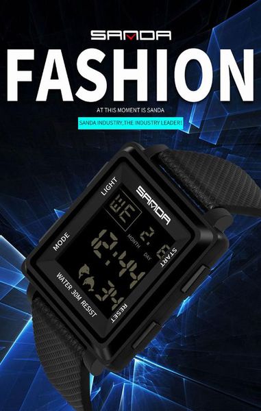 2020 sanda designed sport watches digital watches waterproof electronic running wristwatches, Slivery;brown
2020 sanda designed sport watches digital watches waterproof electronic running wristwatches, Slivery;brown