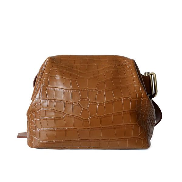 new women's bag clip bag single-shoulder crossbody leather waist satchel