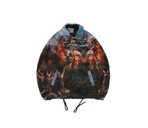 mens vintage printed loose jackets coats single button turn down collar hip hop clothing long sleeve male new fashion streetwear, Black;brown
mens vintage printed loose jackets coats single button turn down collar hip hop clothing long sleeve male new fashion streetwear, Black;brown