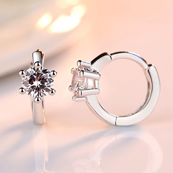 shuangr silver color earrings six claw zircon heart arrow round hoop earrings for women party jewelry gift brincos, Golden
shuangr silver color earrings six claw zircon heart arrow round hoop earrings for women party jewelry gift brincos, Golden