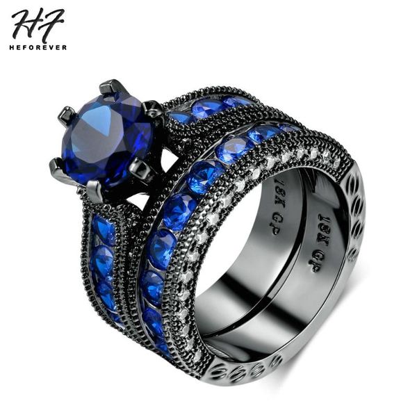 punk black gold color rings set for men & women mystery blue crystal +cz fashion jewelry for party dd031, Silver
punk black gold color rings set for men & women mystery blue crystal +cz fashion jewelry for party dd031, Silver
