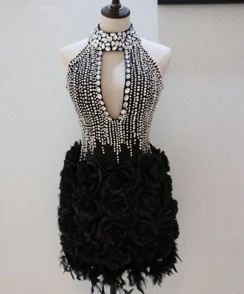 2019 luxury rhinestones high neck feather cocktail evening dresses keyhole backless 3d flowers black short cocktail party dresses, Black;red
2019 luxury rhinestones high neck feather cocktail evening dresses keyhole backless 3d flowers black short cocktail party dresses, Black;red