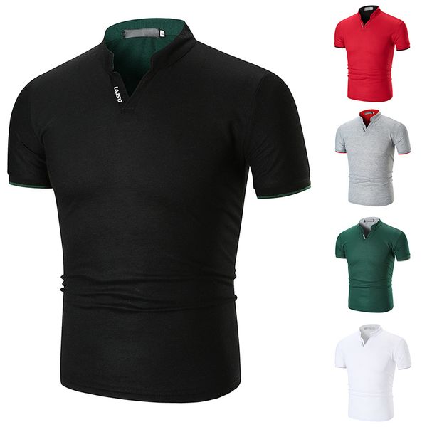 solid color mens polo short sleeve mens designer tshirt breathable slim casual mens tees, White;black
solid color mens polo short sleeve mens designer tshirt breathable slim casual mens tees, White;black