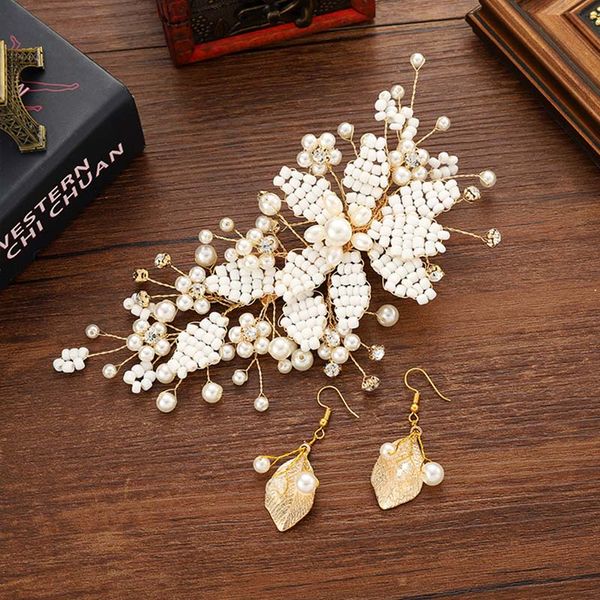 simulated pearl beads princess bridal hairpin hair pin earring wedding bride noiva headpiece hair accessories jewelry sets sl, Slivery;golden
simulated pearl beads princess bridal hairpin hair pin earring wedding bride noiva headpiece hair accessories jewelry sets sl, Slivery;golden