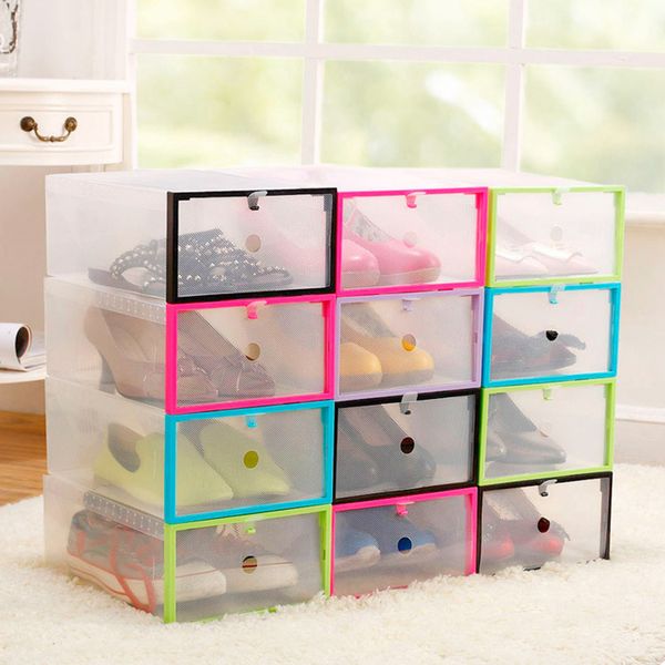 new portable stackable plastic see-through drawer-type shoes storage box case container organizer with cap 1pc
new portable stackable plastic see-through drawer-type shoes storage box case container organizer with cap 1pc