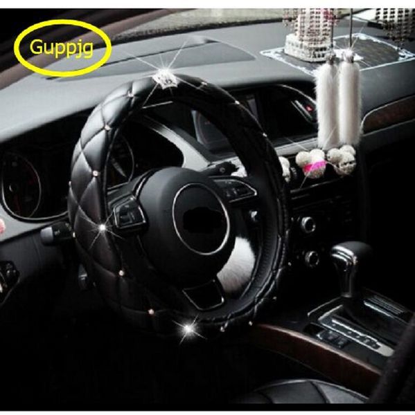 7 color car steering wheel cover pu leather 38cm rhinestone crystal diamond crown styling auto interior decoration accessories
7 color car steering wheel cover pu leather 38cm rhinestone crystal diamond crown styling auto interior decoration accessories