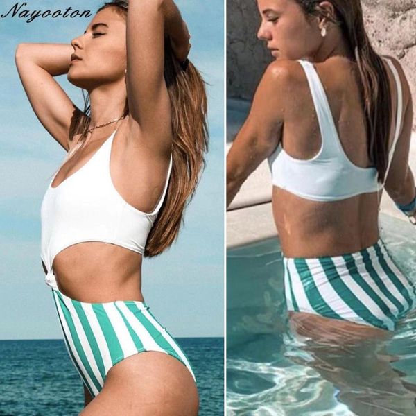 new one-piece swimsuit patchwork solid and striped brazilian vintage swimwear bodysuit beachwear monokini women's swimming suit, White;black
new one-piece swimsuit patchwork solid and striped brazilian vintage swimwear bodysuit beachwear monokini women's swimming suit, White;black