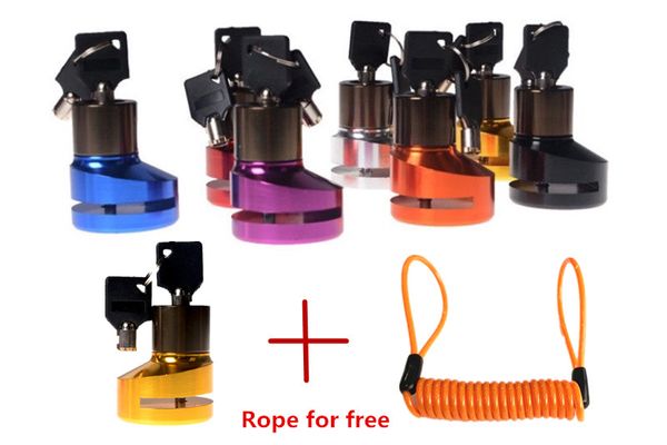 motorcycle parts disc brake lock anti-theft safety brake lock universal scooter bicycle moto accessories 5 color + rope for free
motorcycle parts disc brake lock anti-theft safety brake lock universal scooter bicycle moto accessories 5 color + rope for free