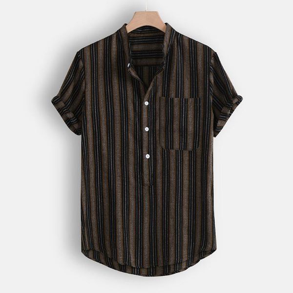 men's summer shirt blouse fashion casual button hawaii striped print beach short sleeve shirt beach blouse camisa femenina, White;black
men's summer shirt blouse fashion casual button hawaii striped print beach short sleeve shirt beach blouse camisa femenina, White;black