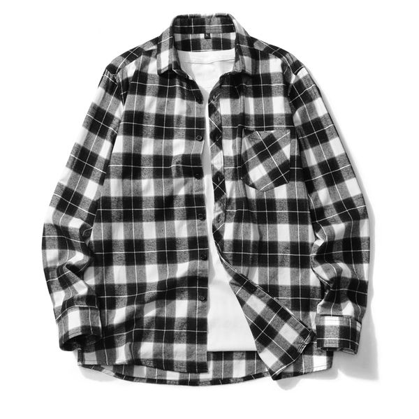 12 color mens plaid shirts classic men shirt autumn comfortable -4xl men long sleeve shirt, White;black
12 color mens plaid shirts classic men shirt autumn comfortable -4xl men long sleeve shirt, White;black