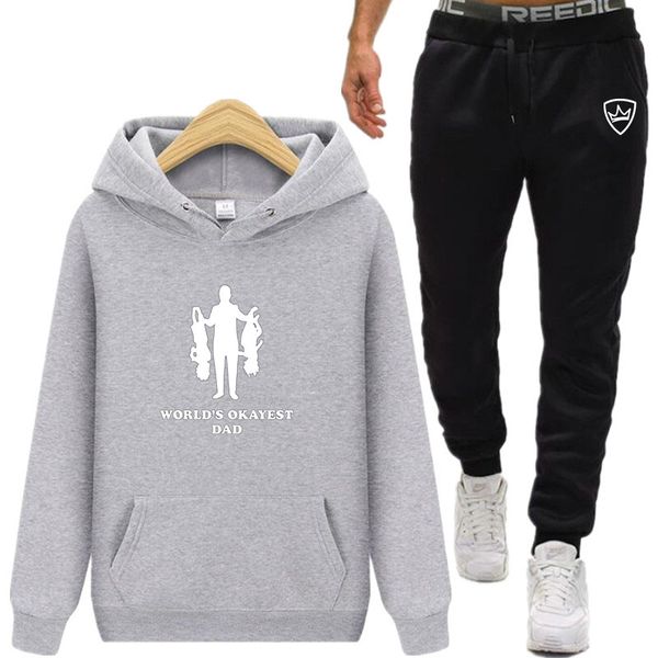 new fashion hoodie + pants men's sweatshirt simple solid color pattern printed hoodie men's casual versatile 2-piece set, Black
new fashion hoodie + pants men's sweatshirt simple solid color pattern printed hoodie men's casual versatile 2-piece set, Black