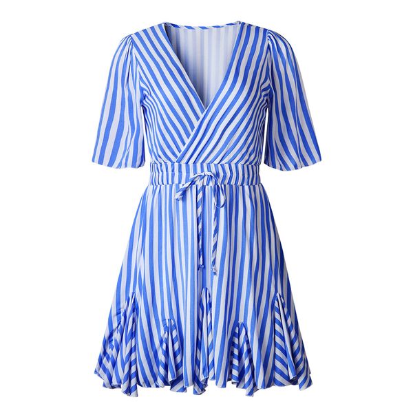 women vintage dresses deep v-neck short sleeve striped print mini a-line swing dress above knee pleated dress, Black;gray
women vintage dresses deep v-neck short sleeve striped print mini a-line swing dress above knee pleated dress, Black;gray