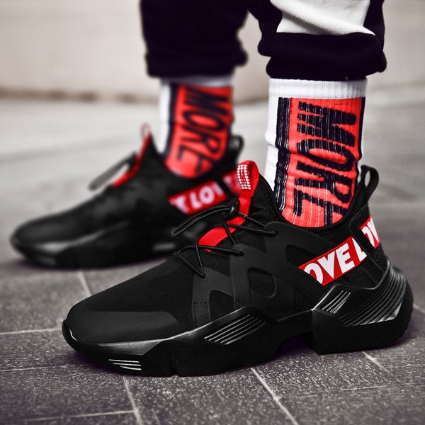 weweya 2019 new trendy sneakers men breathable chunky shoes anti-slip vulcanized shoes zapatillas hombre white elastic band shoe t200413, Black
weweya 2019 new trendy sneakers men breathable chunky shoes anti-slip vulcanized shoes zapatillas hombre white elastic band shoe t200413, Black