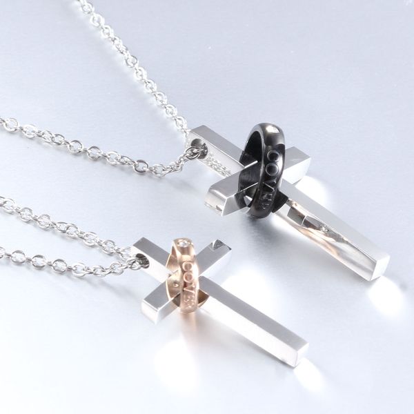 fashion- lovers necklace popular ring pendant necklace 2020 new boys and girls collarbone chain fashion titanium steel chain, Silver
fashion- lovers necklace popular ring pendant necklace 2020 new boys and girls collarbone chain fashion titanium steel chain, Silver