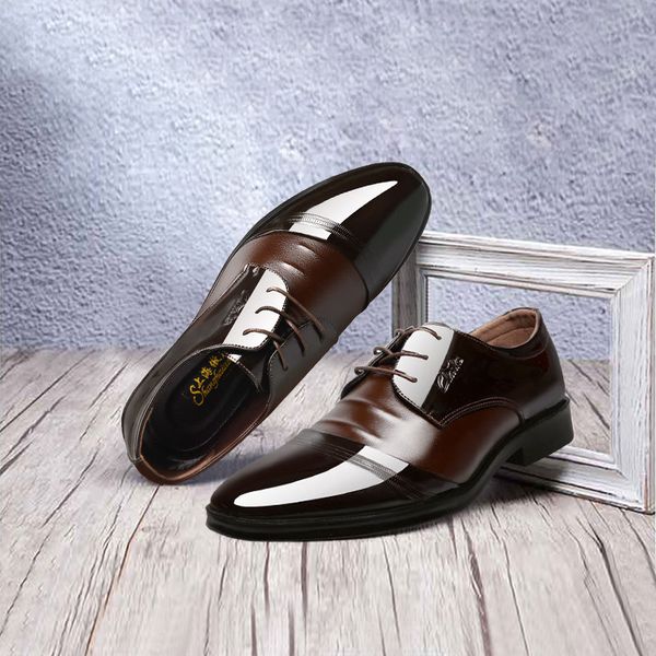 new mens summer casual leather shoes mens business dress korean version of the british-style leather shoes lace-up womens pointed-toe shoes, Black
new mens summer casual leather shoes mens business dress korean version of the british-style leather shoes lace-up womens pointed-toe shoes, Black