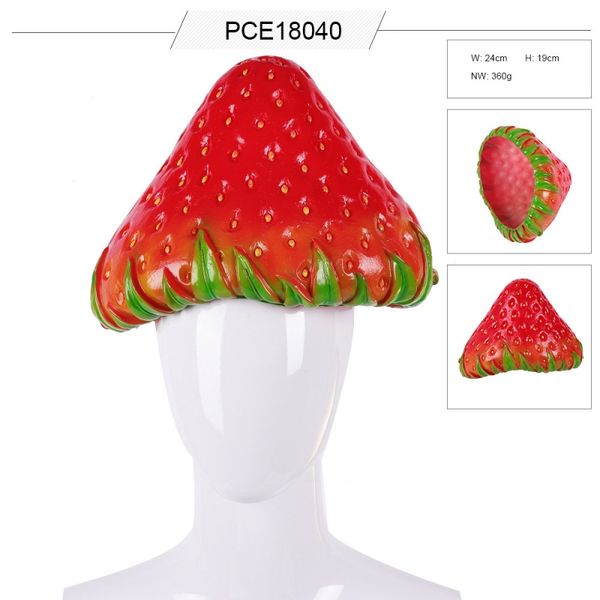 party cosplay costume simulation strawberry pineapple hat cute fruit head cover party props halloween carnival headwear
party cosplay costume simulation strawberry pineapple hat cute fruit head cover party props halloween carnival headwear