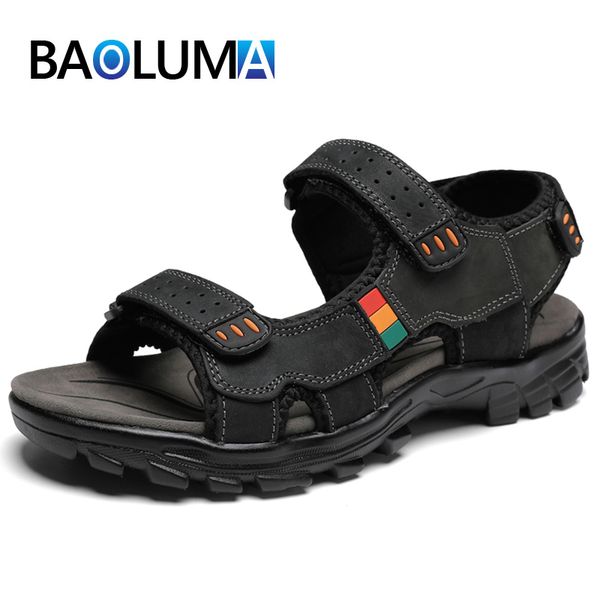 sandals summer men's leather roman wind comfortable fashion beach handmade, Black
sandals summer men's leather roman wind comfortable fashion beach handmade, Black