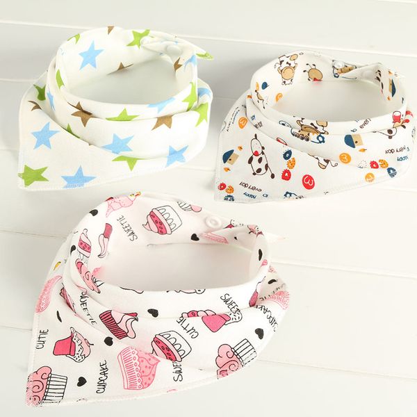 1pcs baby cotton bandana bibs kids cute soft newborn triangle scarf bib toddler infant burp cloths saliva towel d0249
1pcs baby cotton bandana bibs kids cute soft newborn triangle scarf bib toddler infant burp cloths saliva towel d0249