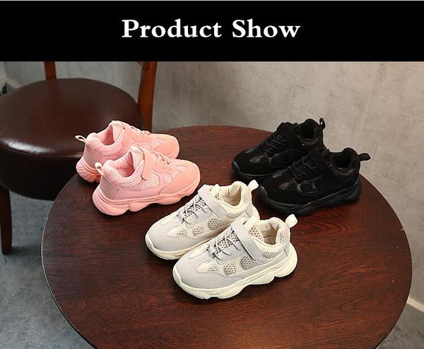 

Новый дизайнерский бренд детской обуви Baby Toddler Run кроссовки Kanye West YZ 500 кроссовки детские дети мальчики обувь для девочек