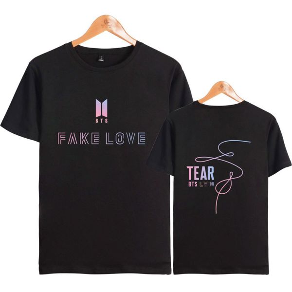 bts bulletproof juvenile group new album love yourself change tear periphery short sleeve t pity men and women, Black
bts bulletproof juvenile group new album love yourself change tear periphery short sleeve t pity men and women, Black