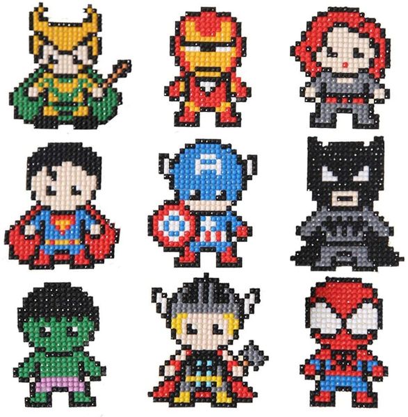 5d diy diamond painting mosaic fantasy stickers kits for kids, hero diamond art mosaic stickers by numbers kid kits
5d diy diamond painting mosaic fantasy stickers kits for kids, hero diamond art mosaic stickers by numbers kid kits