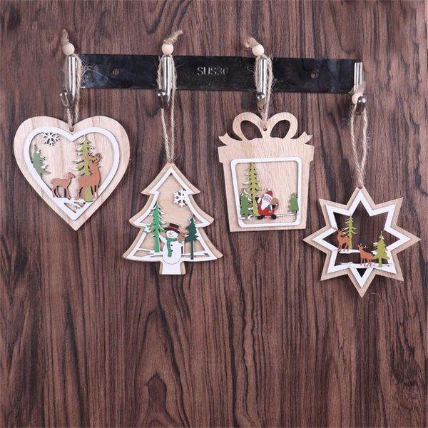 3d xmas tree pendants hanging wooden christmas decoration home party decor merry christmas l*5
3d xmas tree pendants hanging wooden christmas decoration home party decor merry christmas l*5