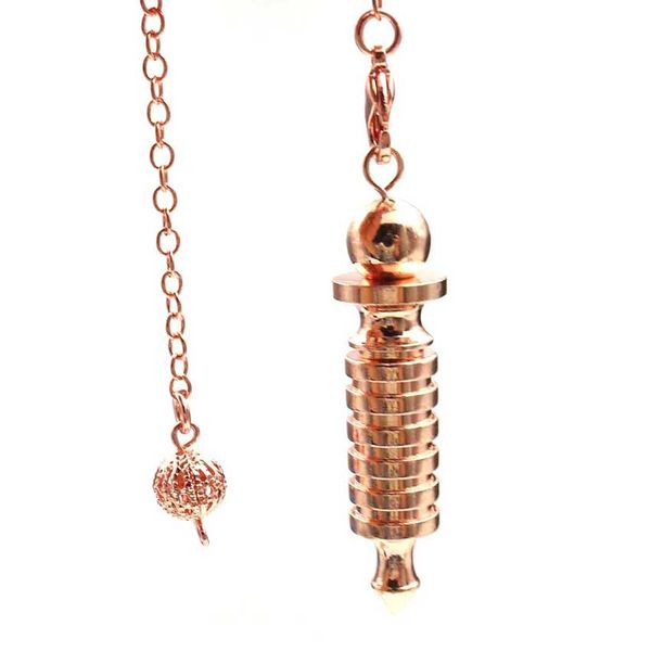 wholesale 10 pcs spiral many colors metal cylinder pendulum for dowsing pendant with ball chain unique jewelry, Silver
wholesale 10 pcs spiral many colors metal cylinder pendulum for dowsing pendant with ball chain unique jewelry, Silver