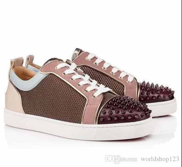 italy brand designer suede mesh spiked red bottom casual shoes women men shoes junior studs men flat shoes,fashion lace-up skate trainers, Black
italy brand designer suede mesh spiked red bottom casual shoes women men shoes junior studs men flat shoes,fashion lace-up skate trainers, Black
