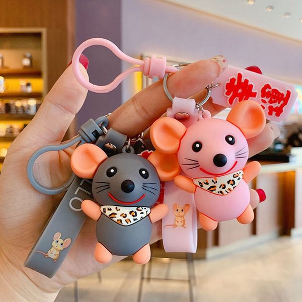 creative cute cartoon mouse keychain korean version personality trend couple key chain bag pendant, Silver
creative cute cartoon mouse keychain korean version personality trend couple key chain bag pendant, Silver