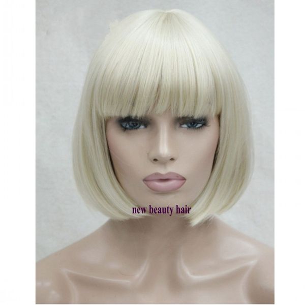 fashion blonde color short bob wigs with baby hair heat resistant glueless synthetic lace front wigs with bangs for american black women
fashion blonde color short bob wigs with baby hair heat resistant glueless synthetic lace front wigs with bangs for american black women