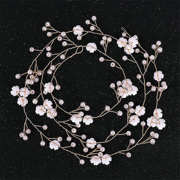 simulated pearl beads flower bride long headband hairband headpiece tiara and crown hair jewelry women wedding accessories sl, Golden;white
simulated pearl beads flower bride long headband hairband headpiece tiara and crown hair jewelry women wedding accessories sl, Golden;white