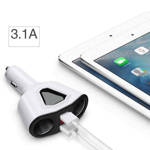12v-24v car splitter cigarette lighter charger socket power adapter 3.1a dual usb car charger 120w output with voltage display
12v-24v car splitter cigarette lighter charger socket power adapter 3.1a dual usb car charger 120w output with voltage display