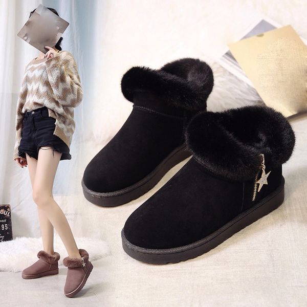 women boots waterproof snow boots female plush winter women warm ankle botas mujer winter bread shoes woman plus size, Black
women boots waterproof snow boots female plush winter women warm ankle botas mujer winter bread shoes woman plus size, Black