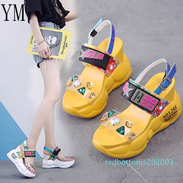11cm summer platform sandals pvc fashion crystal women sandal wedges shoes casual woman peep toe ladies platform sandals 34-39 03r, Black
11cm summer platform sandals pvc fashion crystal women sandal wedges shoes casual woman peep toe ladies platform sandals 34-39 03r, Black