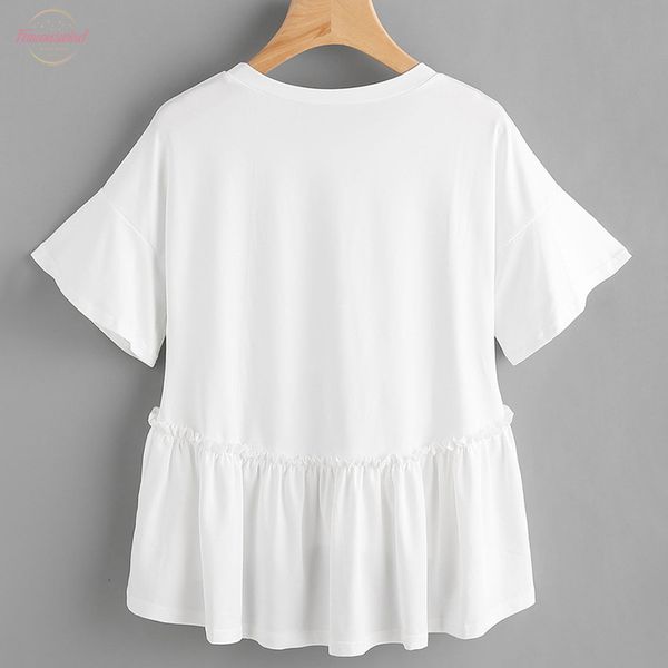 хлопок ruffled flare с коротким рукавом женщины футболка туника o шеи нерегулярные tshirts женщина 2020 новый 100% хлопок моды solid white t
хлопок ruffled flare с коротким рукавом женщины футболка туника o шеи нерегулярные tshirts женщина 2020 новый 100% хлопок моды solid white t