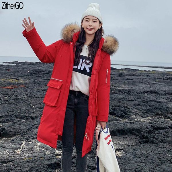 zithergo thick parka 2019 women winter jacket coat overcoat winter warm fashion fur hooded outerwear coats female, Black
zithergo thick parka 2019 women winter jacket coat overcoat winter warm fashion fur hooded outerwear coats female, Black