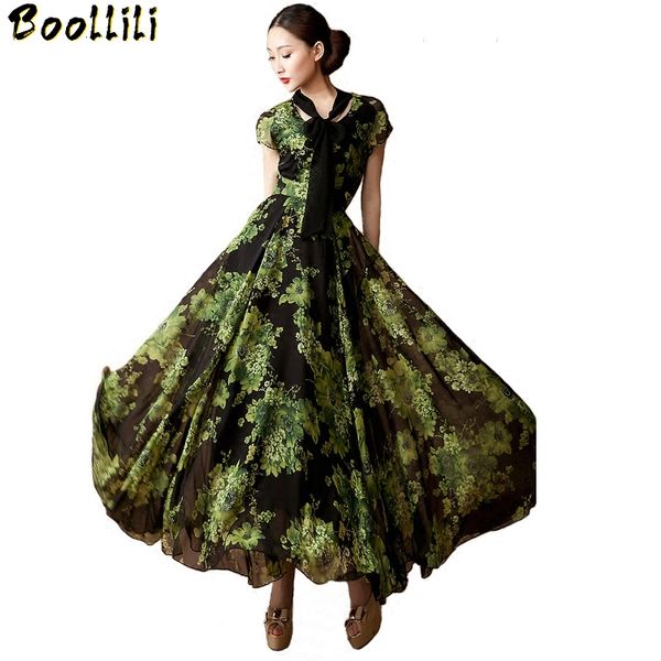boollili summer dress women long maxi dress elegant floral chiffon beach luxury party vestidos largos verano 2020, Black;gray
boollili summer dress women long maxi dress elegant floral chiffon beach luxury party vestidos largos verano 2020, Black;gray