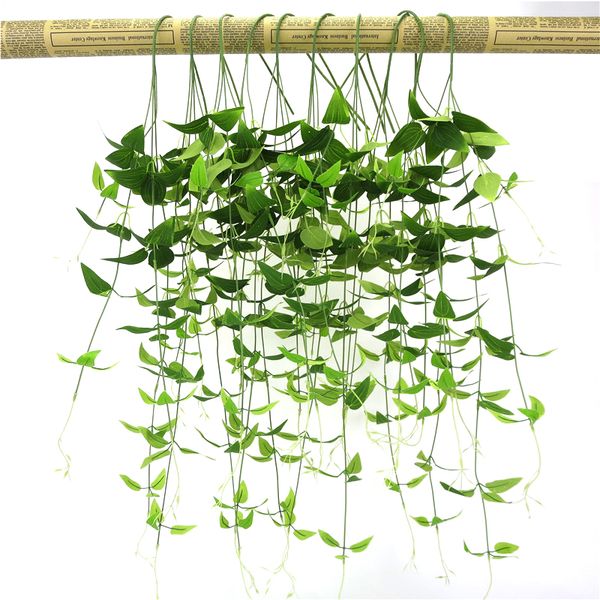 1 branch artificial green ivy fake honeysuckle leaves wall hanging plant plastic green plants home wedding garden decor 96cm
1 branch artificial green ivy fake honeysuckle leaves wall hanging plant plastic green plants home wedding garden decor 96cm