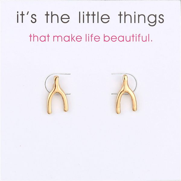 wishing bone y shape earrings alloy exquisite gold silver color stud earrings women's simple exquisite gift, Golden;silver
wishing bone y shape earrings alloy exquisite gold silver color stud earrings women's simple exquisite gift, Golden;silver