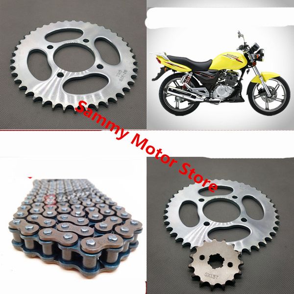 en150 en150-a en150j roller motorcycle chain with 40t/42t/45t 15t front rear sprockets
en150 en150-a en150j roller motorcycle chain with 40t/42t/45t 15t front rear sprockets